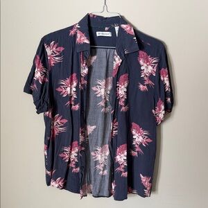 Cubavera Dark Floral Shirt